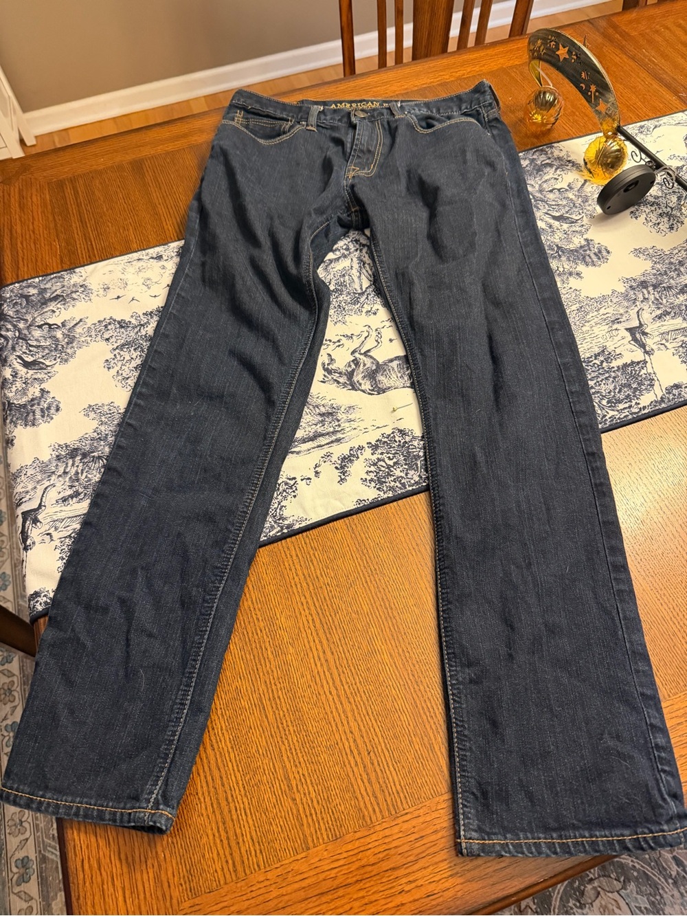 American Eagle Outfitters Men’s Indigo Slim Straight Jeans